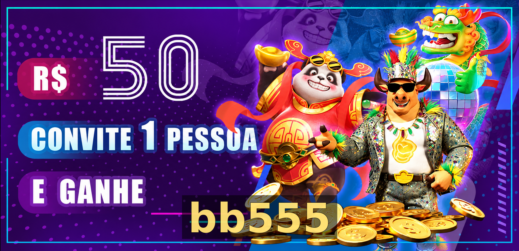 Bônus e promoções disponíveis no bb555